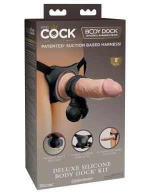 Pipedream King Cock Elite Deluxe Silicone Body Dock Kit