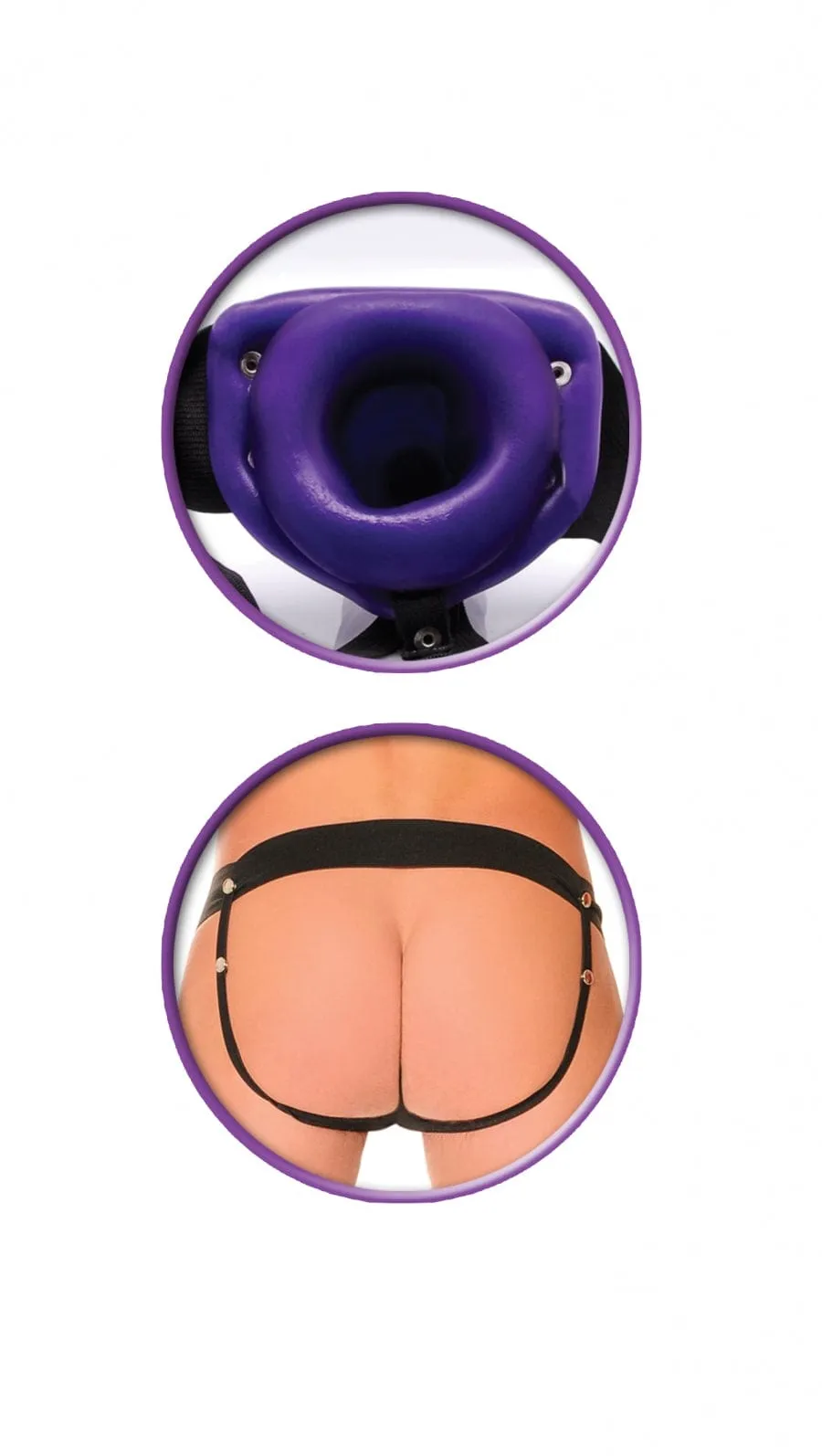 Pipedream Products Fetish Fantasy For Him or Her Vibrating Hollow Strap-On