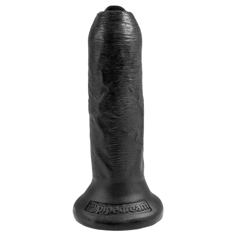 Pipedream Products King Cock 6 Uncut Cock Black