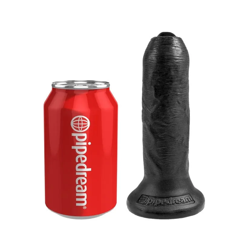 Pipedream Products King Cock 6 Uncut Cock Black