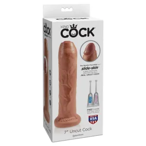 Pipedream Products King Cock 7 Uncut Cock Tan