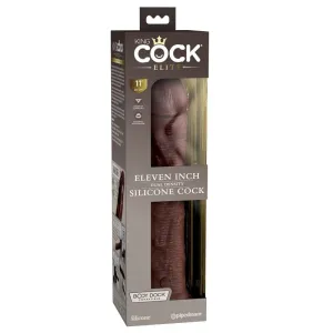 Pipedream Products King Cock Elite 11 Silicone Cock Brown