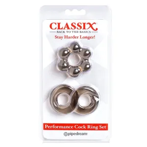 Pipedream Products Performance Cock Ring Set Black