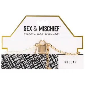 S&M Pearl Day Collar by Sportsheets