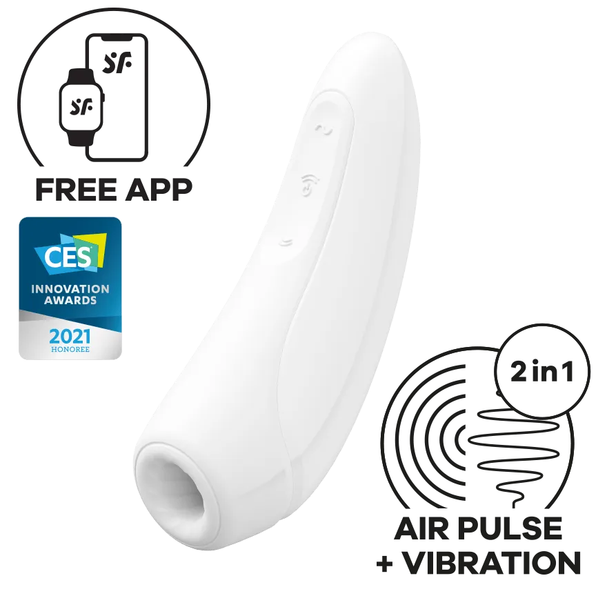 Satisfyer - Curvy 1  App-Controlled Clitoral Air Stimulator Vibrator