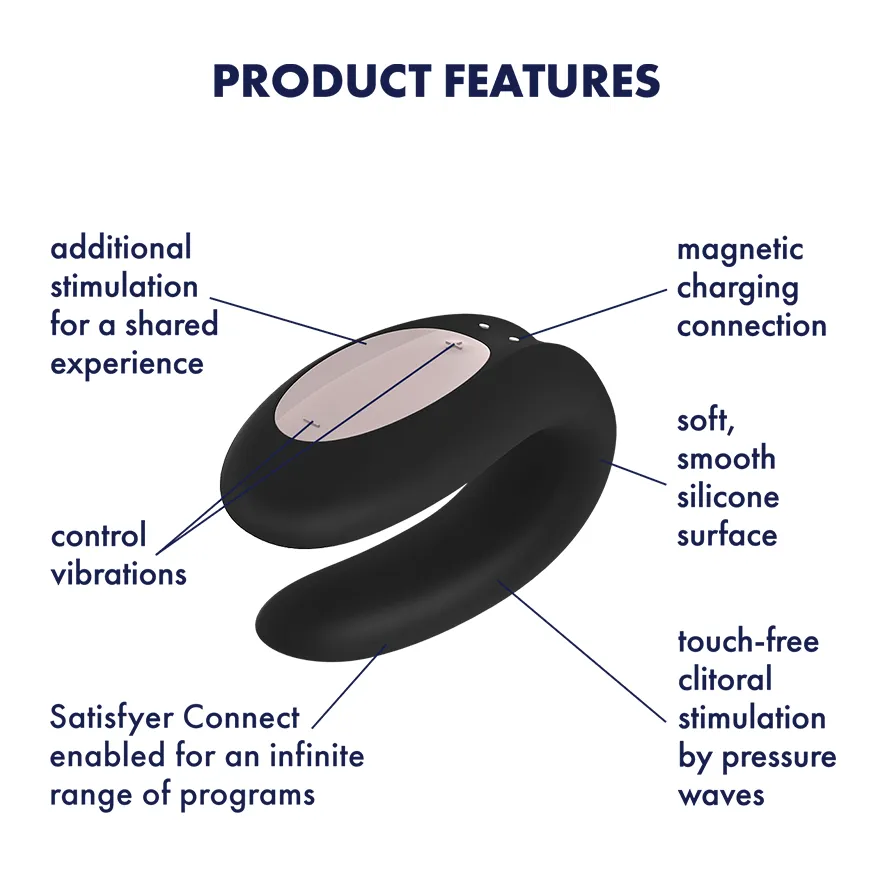 Satisfyer - Double Joy App-Controlled Partner Vibrator