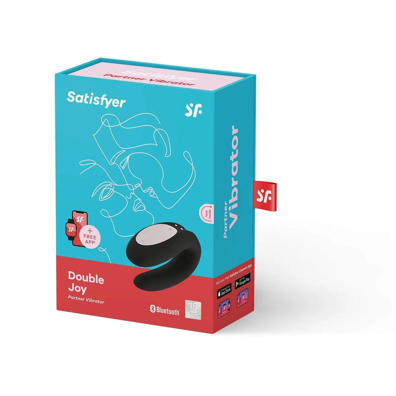 Satisfyer - Double Joy App-Controlled Partner Vibrator