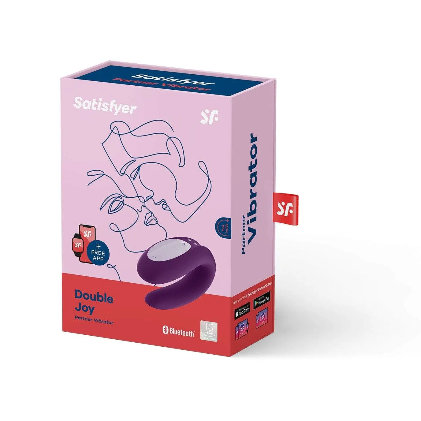 Satisfyer - Double Joy App-Controlled Partner Vibrator