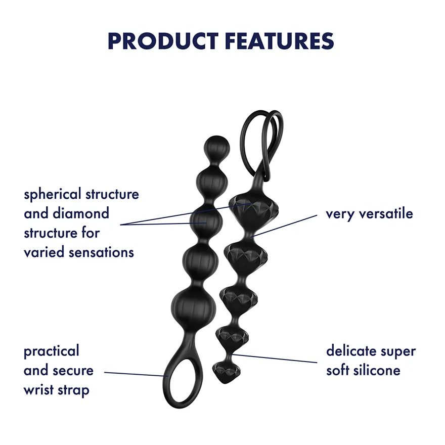 Satisfyer Love Beads Black