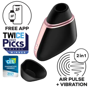 Satisfyer - Love Triangle App-Controlled Clitoral Air Stimulator Vibrator
