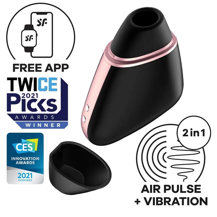 Satisfyer - Love Triangle App-Controlled Clitoral Air Stimulator Vibrator