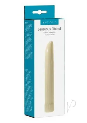 Sensuous Ribbed Vibrator Minx Ivory