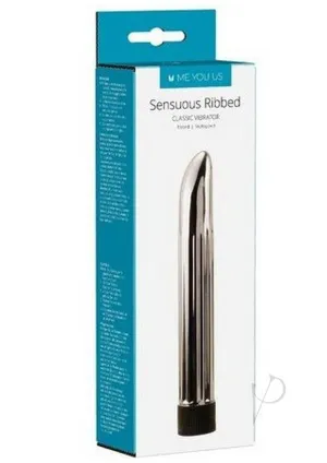 Sensuous Ribbed Vibrator Minx Silver