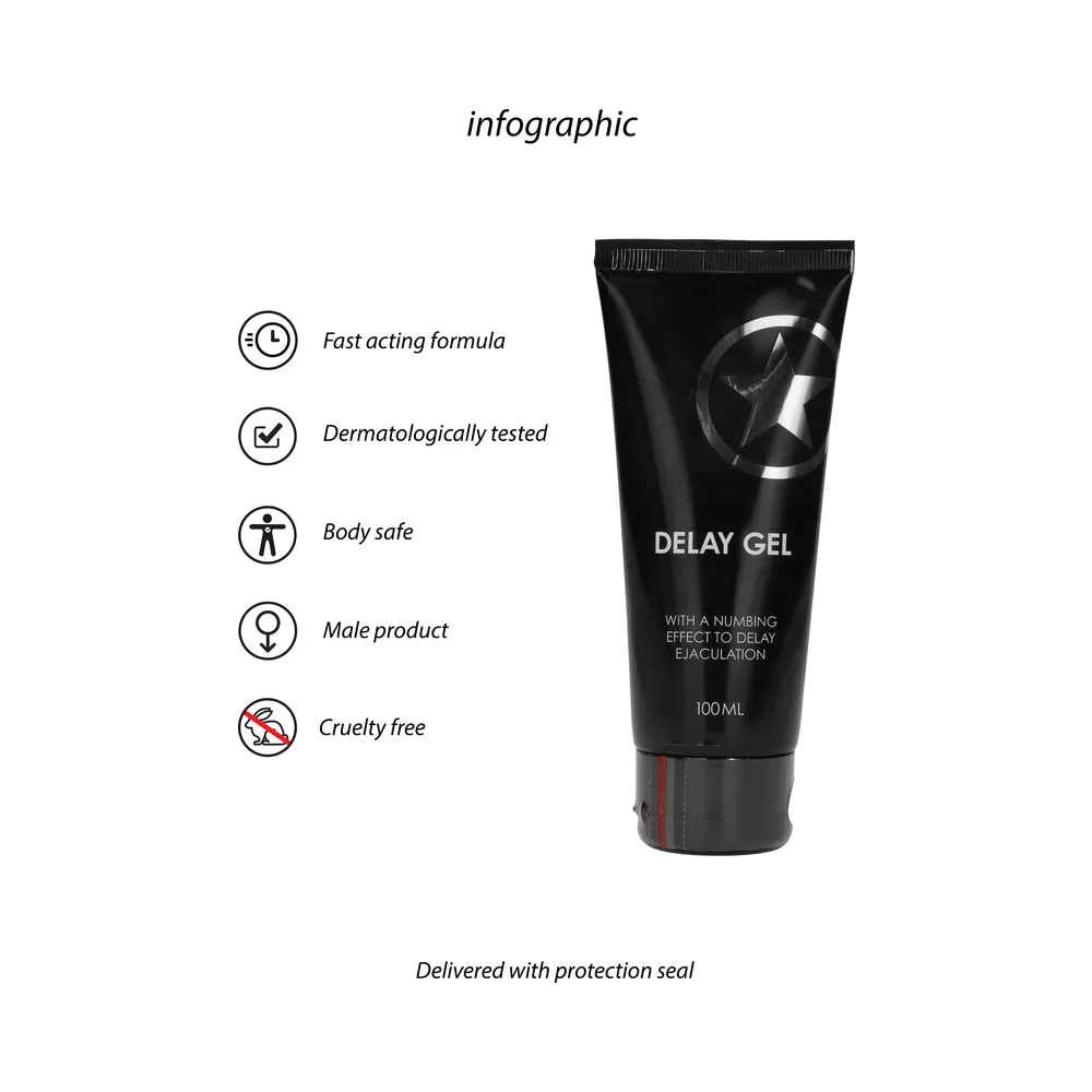Shots Delay Gel 3 oz.