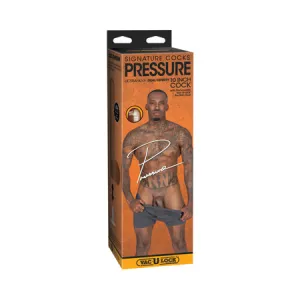 Signature Cocks Pressure ULTRASKYN Cock with Removable Vac-U-Lock Suction Cup 10in Chocolate