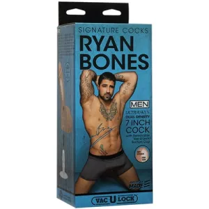 Signature Cocks - Ryan Bones -7 inch ULTRASKYNâ¢ Cock with Removable Va...