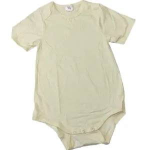 Soft Yellow Cotton Bodysuit