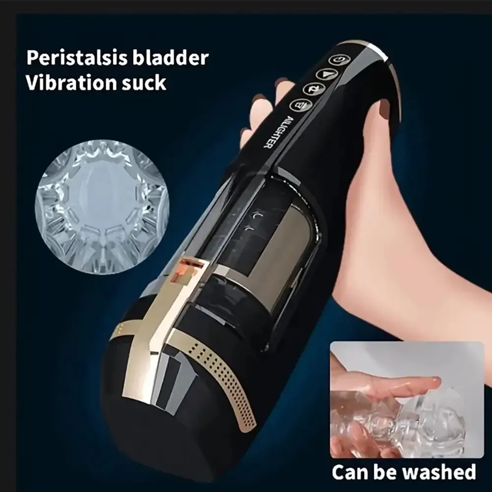 Squeezing High Speed Piston Qi Piston Rotation Stretching Masturbator