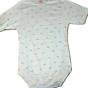 Squishyabdl Ocean Fish Cotton Bodysuit