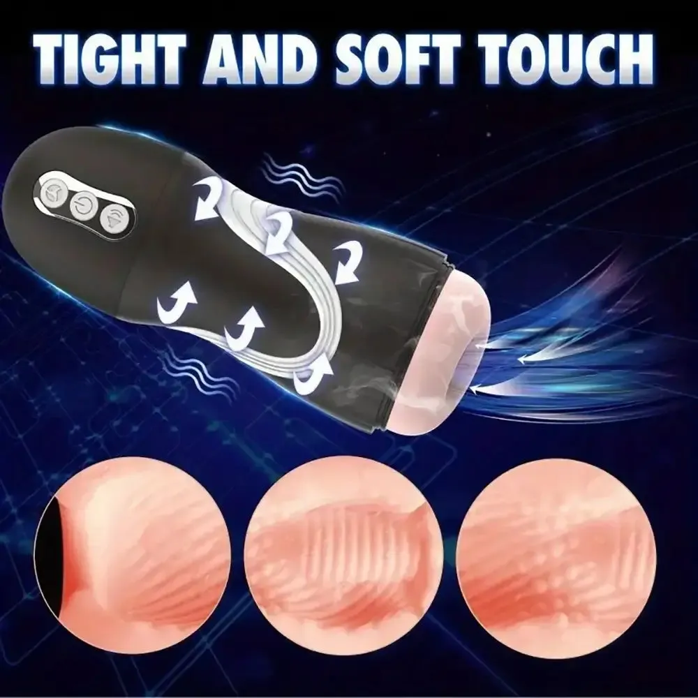 Sucking Pleasure Shaking Fast Piston Automatic Masturbator