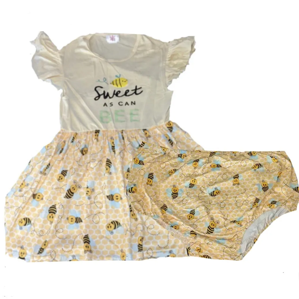 Sweet as Can Bee Ruffles Bloomers Shorts XS Only