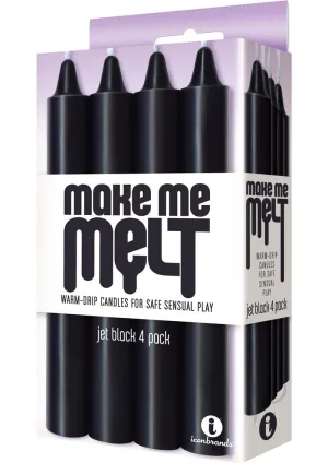 The 9 Warm Drip Candles Jet Black