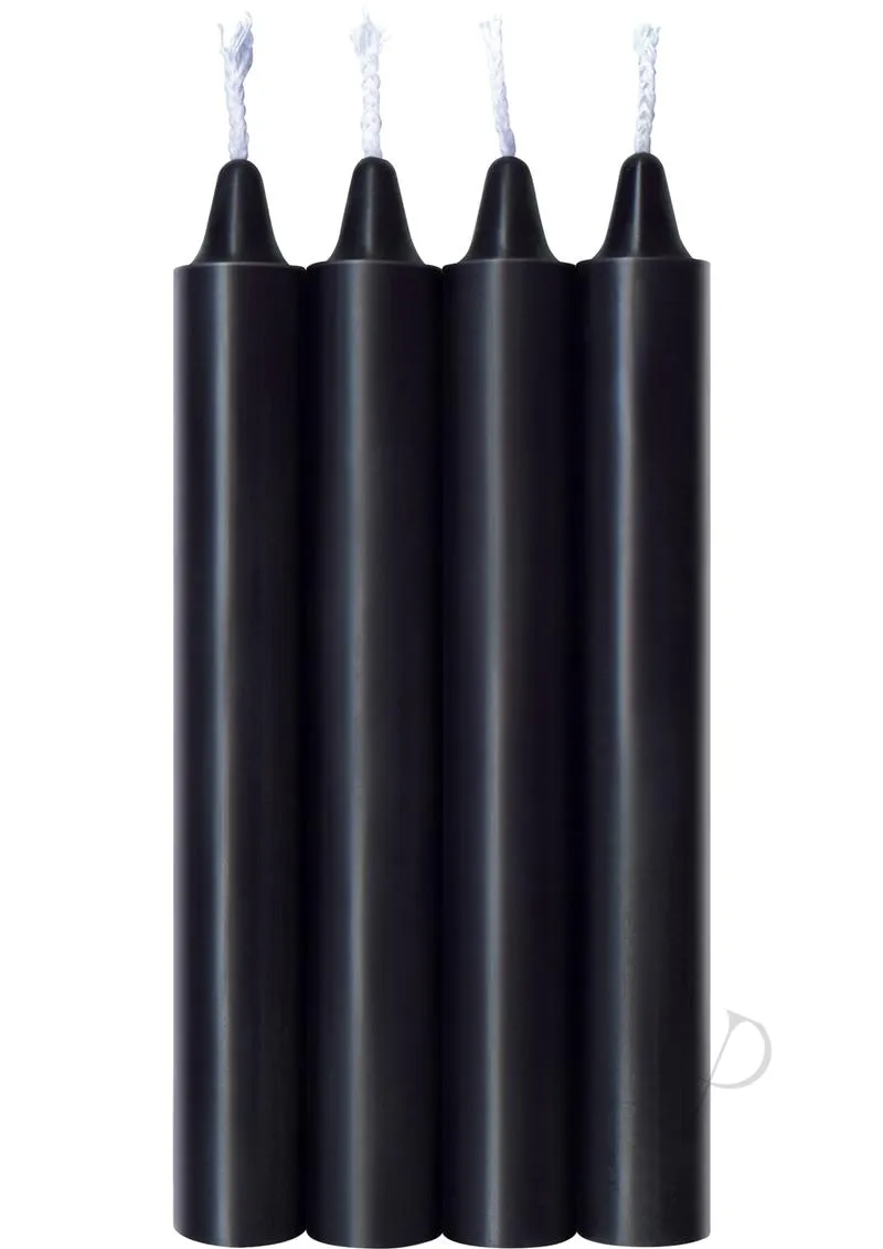 The 9 Warm Drip Candles Jet Black