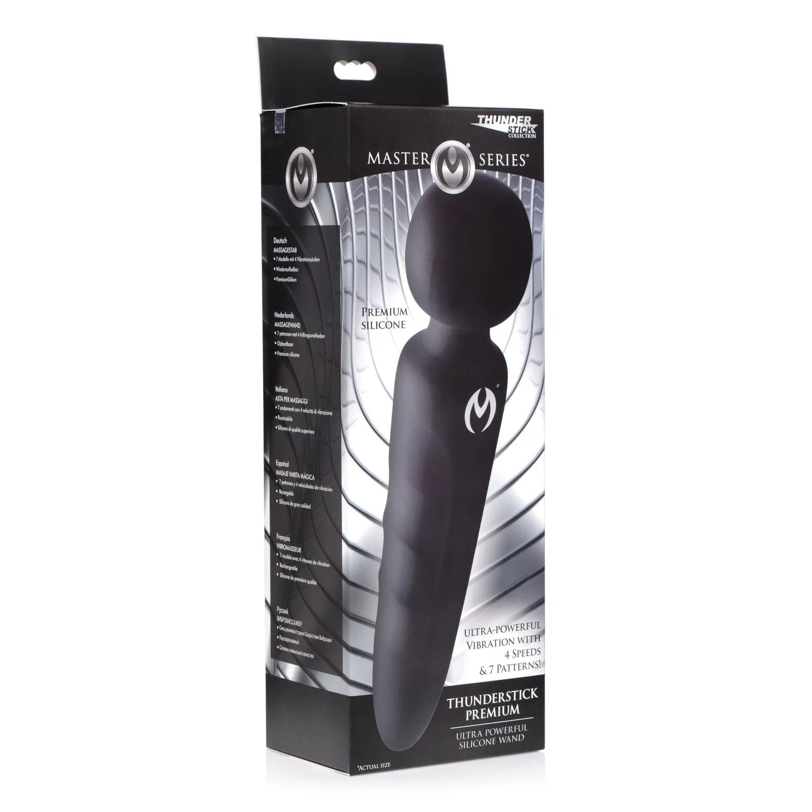 Thunderstick Premium Ultra Powerful Silicone Rechargeable Wand