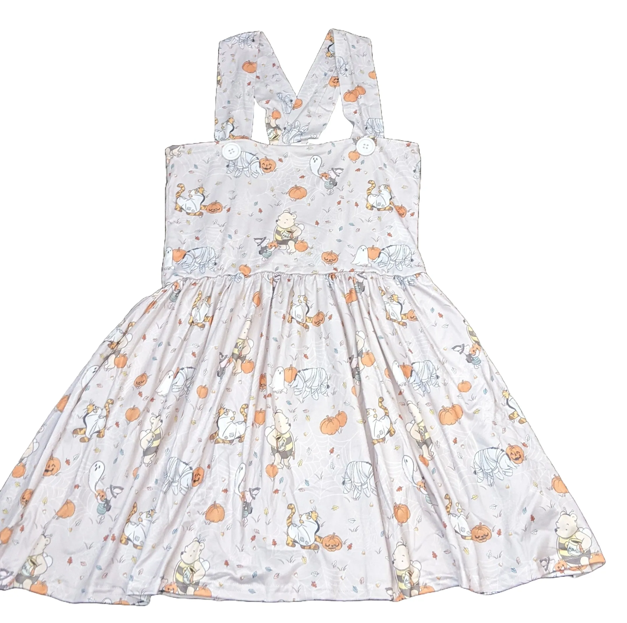 Trick or Treat Little Bear Suspender Skirt Dress