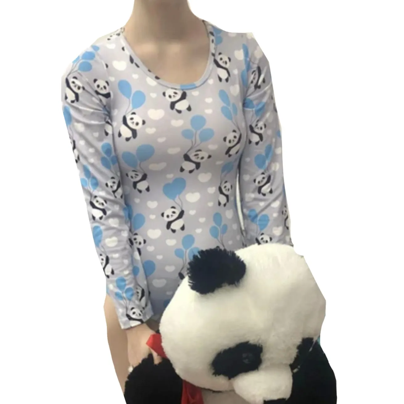 Up In The Air Panda Bodysuit