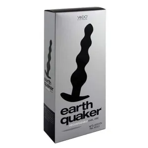VeDO - Earth Quaker Anal Vibrating Butt Plug (Just Black)
