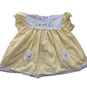 Vintage Lil Bird Embroidered Baby Doll Dress