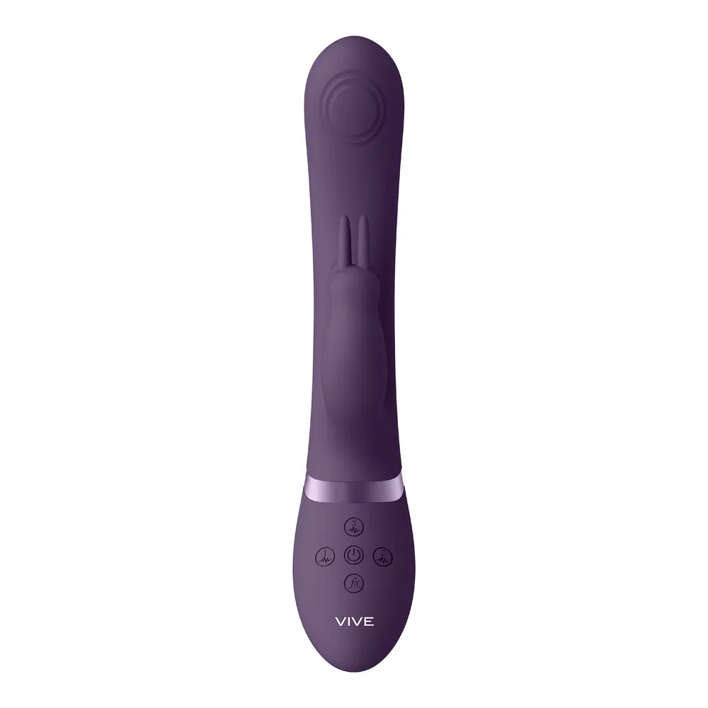 Vive May Dual Pulse-wave & Vibrating C-spot & G-spot Rabbit  Purple