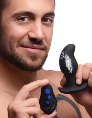Volt Drop Vibrating And E-stim Prostate Massager With Remote