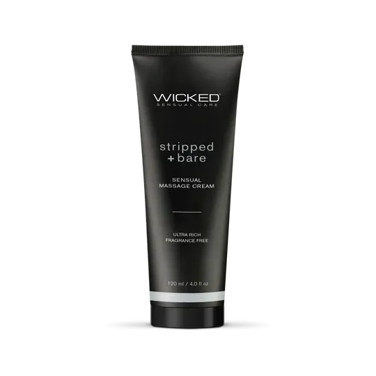 Wicked Massage Cream Stripped & Bare by Wicked Sensual Care®