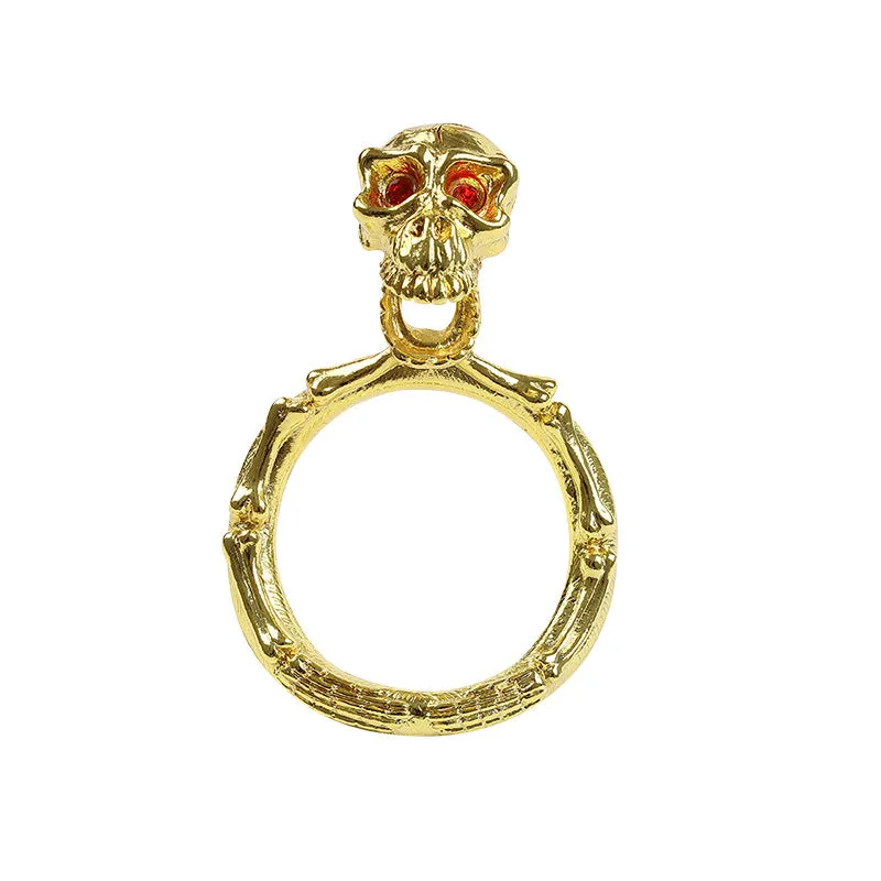 Zinc Alloy Skeleton Seminal Lock Ring Scrotal Penis